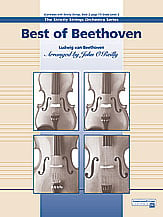 Best of Beethoven Orchestra sheet music cover Thumbnail